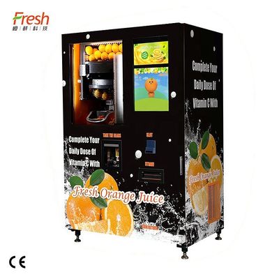 คุณภาพ  Fresh Orange Juice Vending Machine Smart Extractor Customized Color โรงงาน