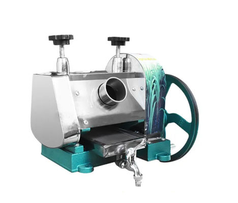 เครื่องคั้นน้ำอ้อยไฟฟ้าสแตนเลสกดเครื่องคั้นน้ำผลไม้ 75mm 110mm Roller