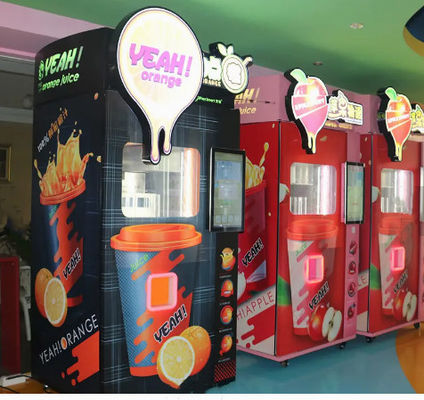 ตู้ขายน้ำส้ม นมสด 400W พร้อมระบบทำความเย็น