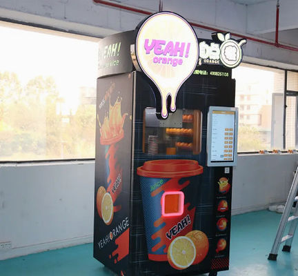 เครื่องจำหน่ายอัตโนมัติ Orange Fresh Cold Press CE Approved