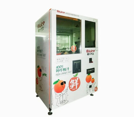 ซุปเปอร์มาร์เก็ต Summer Fruit Juice Vending Machine Food Grade การทำความสะอาดอัจฉริยะ