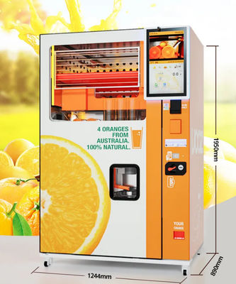 เครื่องจำหน่ายรหัส QR ไร้สาย 1100W สำหรับน้ำผลไม้