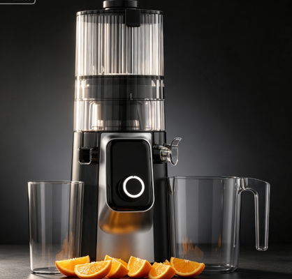 เครื่องสกัดน้ำผลไม้แบบบดช้า Fresh Smart HJ102C – เครื่องสกัดน้ำผลไม้ที่นำความสดชื่นมาให้ทุกฤดูกาล ด้วย 3 ระดับความเร็ว, ช่องใส่ผลไม้กว้าง 135 มม., ระบบสกัดเย็น 200W และระบบทำความสะอาดตัวเอง