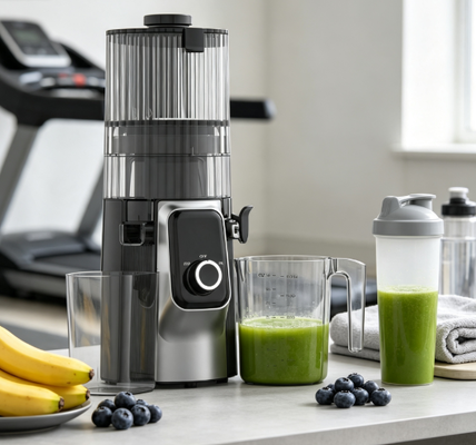 เครื่องสกัดน้ำผลไม้แบบบดช้า Fresh Smart HJ102C – เครื่องสกัดน้ำผลไม้ที่เปลี่ยนผักผลไม้ให้เป็นความสุขที่แท้จริง ด้วย 3 ระดับความเร็ว, ช่องใส่กว้าง 135 มม., ระบบสกัดเย็น 200W และการทำความสะอาดตัวเอง