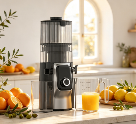 เครื่องคั้นน้ำผลไม้แบบบดช้า Fresh Smart HJ102C – เครื่องคั้นน้ำผลไม้ที่ช่วยให้คุณมีสุขภาพดี ด้วย 3 ระดับความเร็ว, ช่องใส่ผลไม้กว้าง 135 มม., ระบบสกัดเย็น 200W และระบบทำความสะอาดตัวเอง