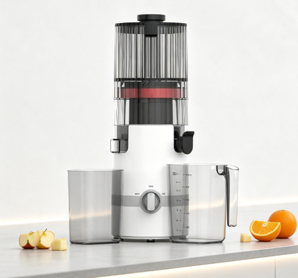 เครื่องสกัดน้ำผลไม้แบบบดช้า Fresh Smart HJ102B – ก้าวแรกสู่สุขภาพที่ดีขึ้นของครอบครัวคุณ ด้วยช่องใส่ผลไม้ขนาด 135 มม., ระบบสกัดเย็น 200W, ระบบทำความสะอาดตัวเอง และการออกแบบความปลอดภัยอัจฉริยะ