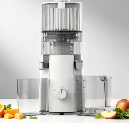 เครื่องสกัดน้ำผลไม้แบบหนอนบดช้าเกรดเชิงพาณิชย์ Fresh Smart HJ102A – เครื่องสกัดระดับมืออาชีพ 200W พร้อมช่องใส่ผลไม้กว้าง 135 มม., มอเตอร์กำลังสูง 55 RPM, ปลอดสาร BPA สำหรับการใช้งานปริมาณมากทุกวัน