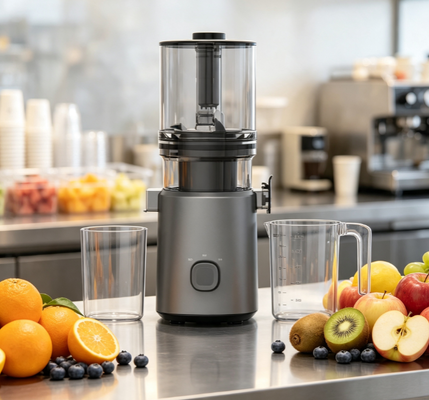 เครื่องสกัดน้ำผลไม้แบบบดอัดแบบเงียบ Fresh Smart HJ303 — ไม่เสียงดัง แค่วางใจได้