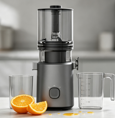 เครื่องคั้นน้ำผลไม้แบบบดช้า Fresh Smart HJ303 ยินดีต้อนรับสู่ความสดใหม่ ยินดีต้อนรับสู่ความง่าย ยินดีต้อนรับสู่สิ่งเพิ่มเติม