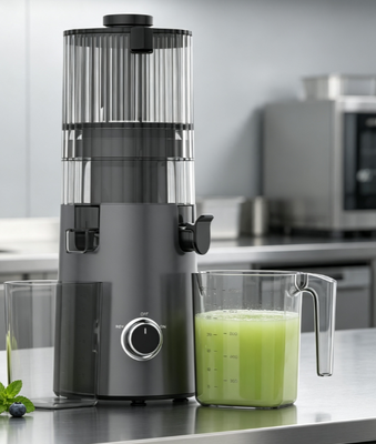 เครื่องสกัดน้ำผลไม้แบบบีบคั้น Fresh Smart HJ103 — บีบคั้น ไม่ใช่ฉีก ไม่ใช่ขาด บีบคั้น