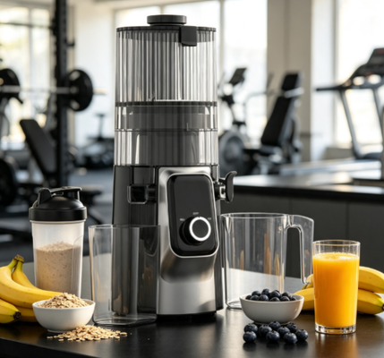 เครื่องสกัดน้ำผลไม้แบบบดช้า Fresh Smart HJ102C — เครื่องสกัดผลไม้และผักทั้งลูก