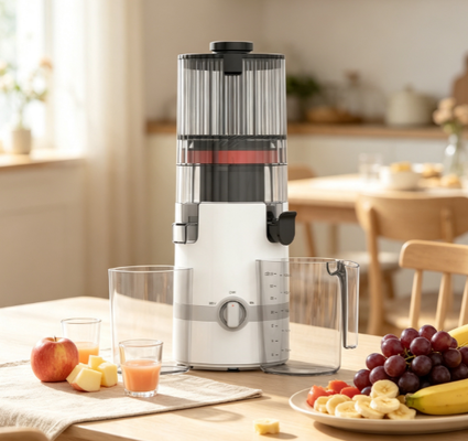 เครื่องสกัดน้ำผลไม้แบบบดช้าอัจฉริยะ Fresh Smart HJ102B — เครื่องสกัดผลไม้และผักทั้งลูก