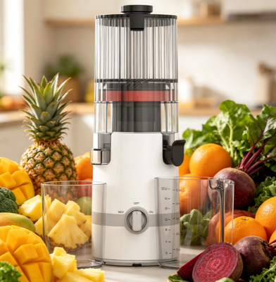เครื่องสกัดน้ํามันช้าแบบ Cold Press Smart HJ102B เครื่องสกัดน้ํามันช้าแบบ Cold Press HJ102B เครื่องสกัดน้ําผลไม้ทั้งใบด้วยมอเตอร์ DC 200W