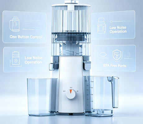 HJ102A Classic Slow Masticating Juicer ราคา 135 มม.